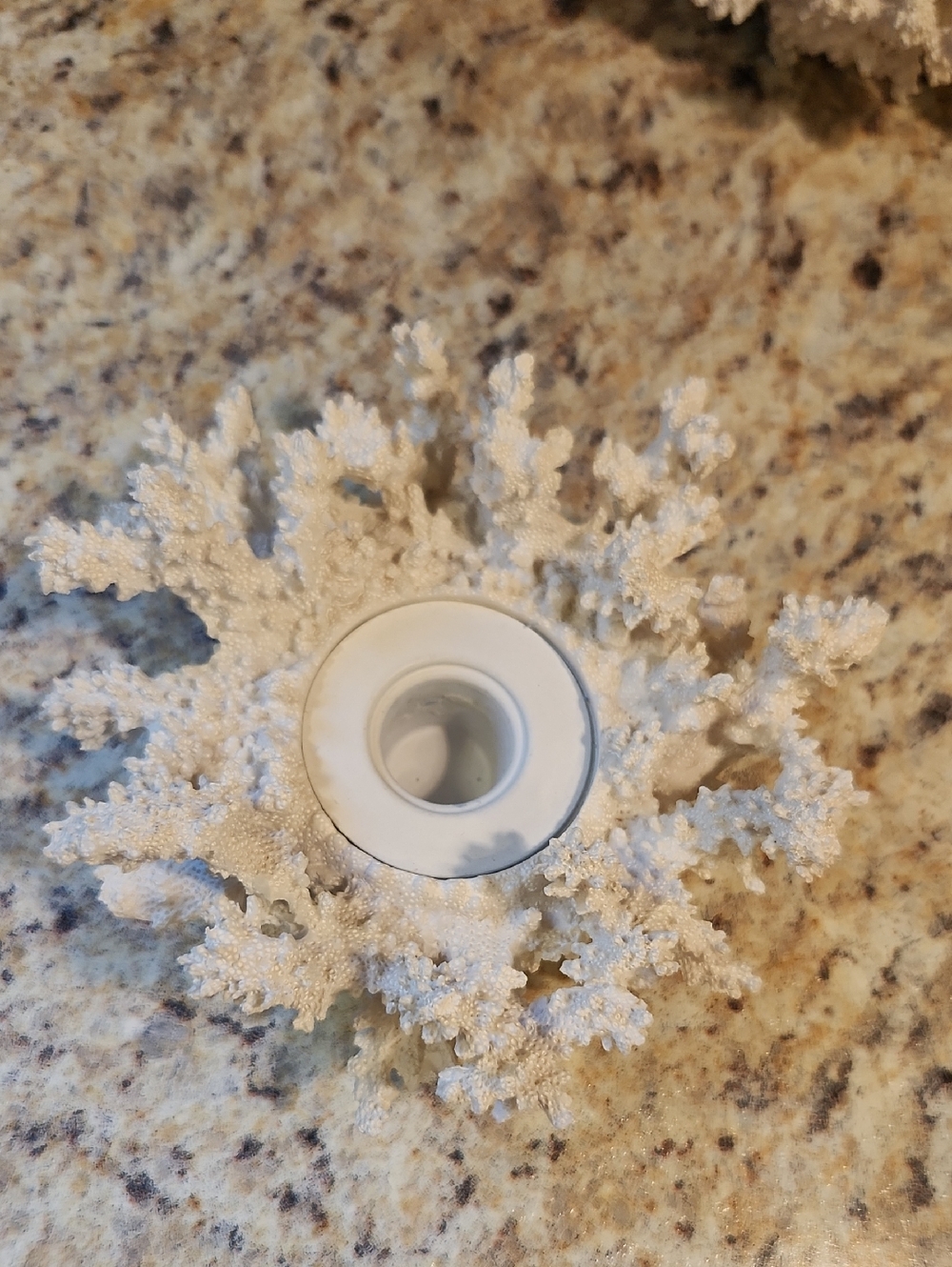 Partylite Coastal Faux Coral Candle Holders Set Of 2 - Picture 3 of 4